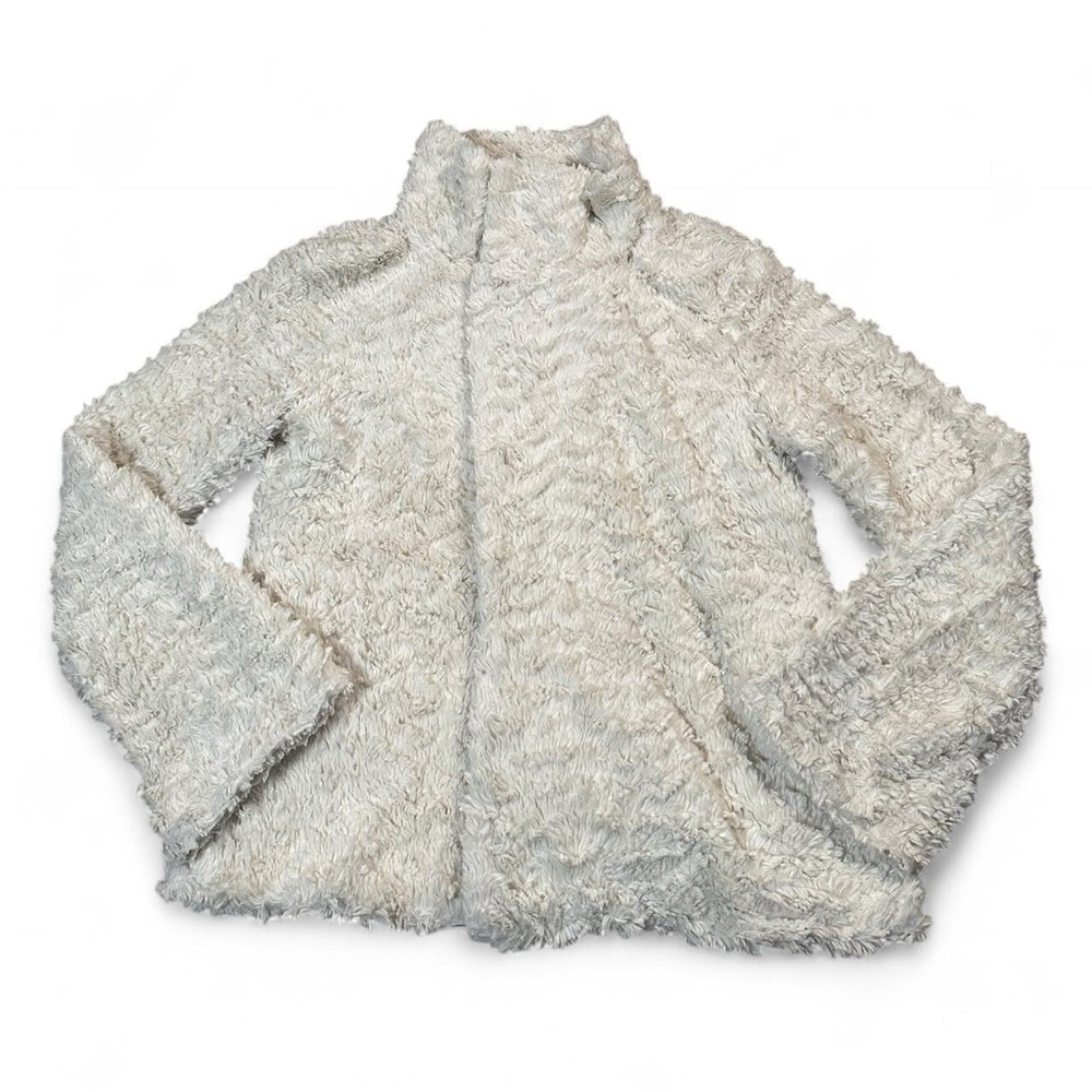 Patagonia Women’s Pelage Cream Full Zip Faux‎ Fur Jacket Size Medium